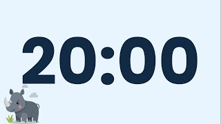 20 Minute Timer | No Alarm | Silent Countdown 