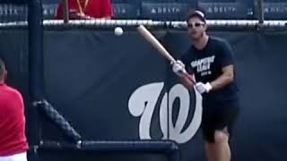 Max Scherzer Breaks His Nose While Bunting