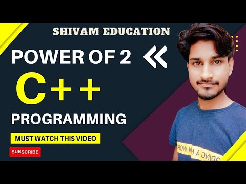 Power of 2 program in c++ | By- coder_shiv