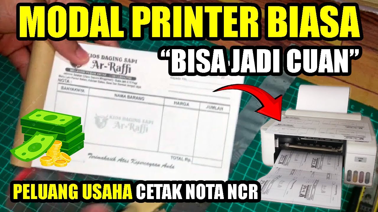 Bisa Jadi Duit! Cara Membuat Nota NCR Menggunakan Printer Rumahan