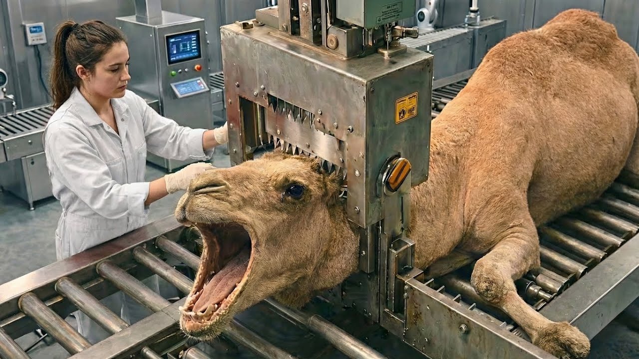 Camel Processing Inside a Camel 🐪 Meat Processing Factory | Camel Slaughtering,#factory ...