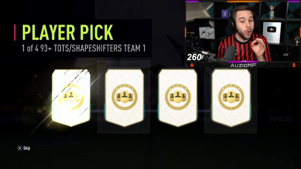 Auzio tests NEW 93+ TOTS or Shapeshifters Player Pick SBC