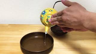 煎茶道具　黄銅　茶こぼし　建水　V　9637 mqdefault.jpg