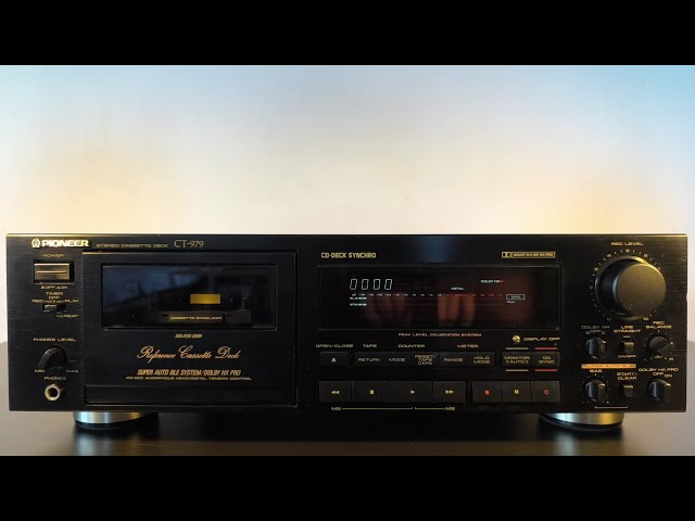 0073 Pioneer CT-979 Cassette Deck - YouTube