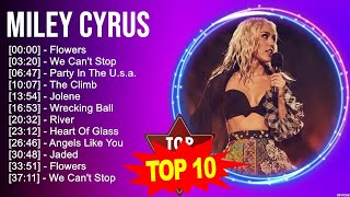 Miley Cyrus Greatest Hits  Top 100 Artists To Listen In 2023