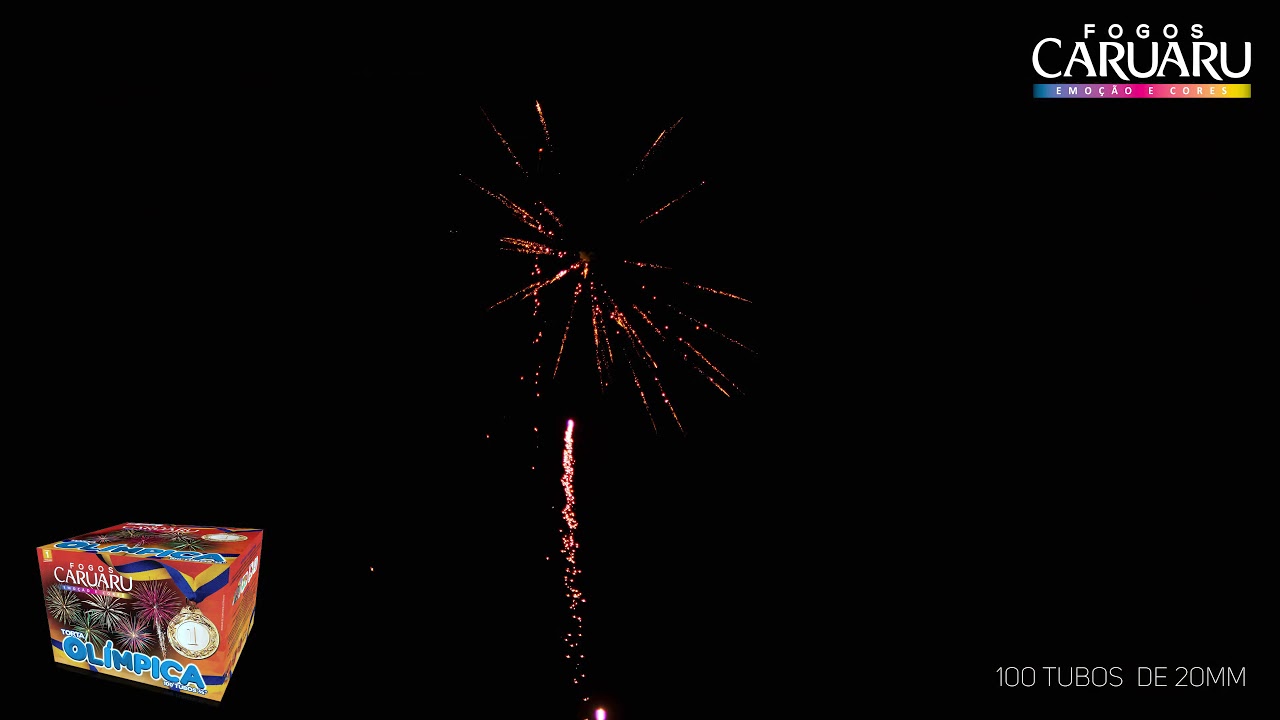 Torta Olímpica - Fogos Caruaru - 4k