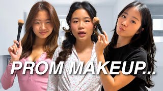 WE DID OUR SISTERS MAKEUP FOR PROM!!! Information