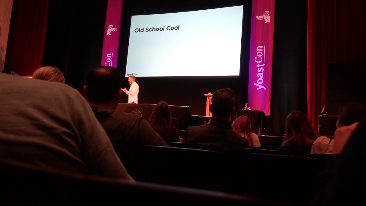 Rand Fishkin tijdens YoastCon 2019