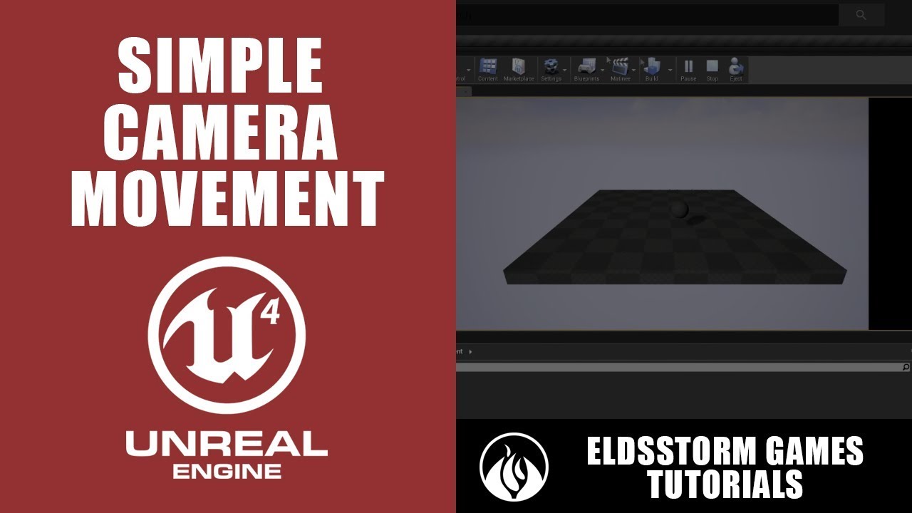2. Unreal Engine 4 - Make a simple camera movement - YouTube