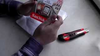 SDXC карта памяти Sandisk Ultra 64GB 40MB/s, распаковка и тесты