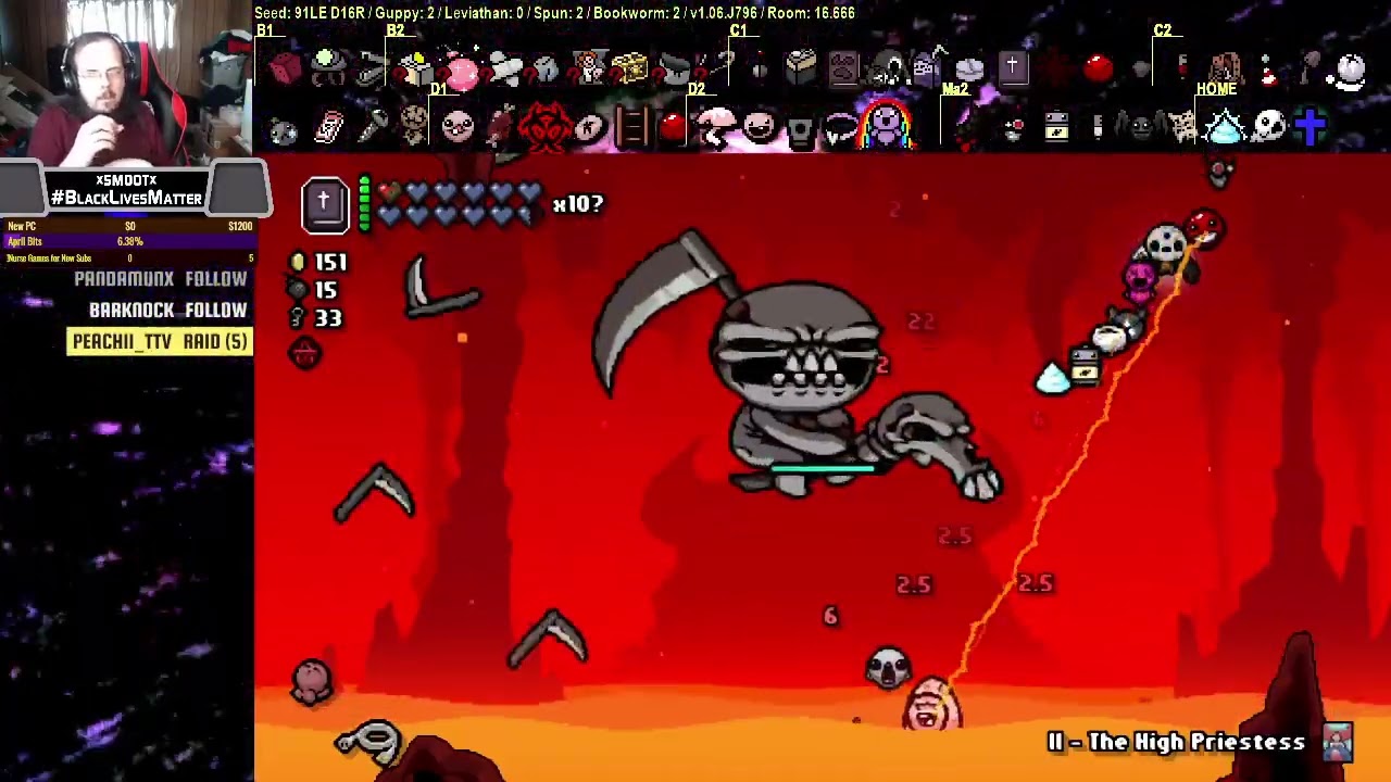 Binding of Isaac: Repentance - Killing the Dogma and Beast Fight with Gnawed Leaf | 4-8-2021 (Highli