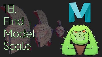 18 Finding Model Scale in Maya
