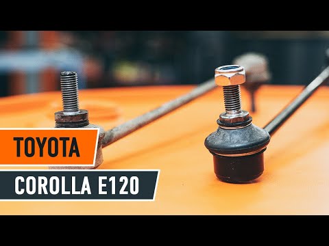 Tutorial: Come sostituire Barra stabilizzatrice anteriore su TOYOTA COROLLA E120