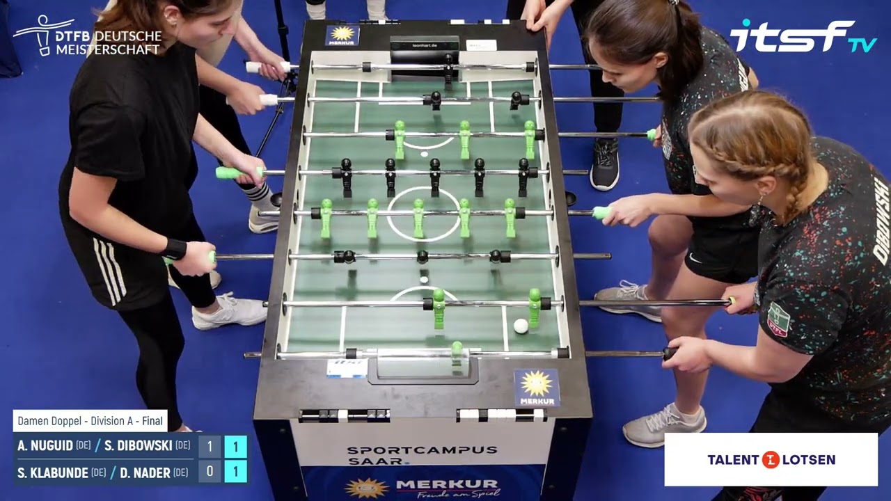 S. Klabunde/D. Nader vs A. Nuguid/S. Dibowski - Damen Doppel - Final - DTFB Deutsche Meisterschaft