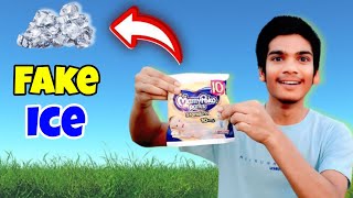 Fake Ice How To Make Ice From Baby Diaper Making Fake Ice Diaper स बनय बरफ