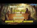 WBCHSE Class 12 English | Three Questions – Full Question &amp; Answer Discussion |HS English Suggestion