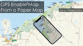 GPS Enabled Map from Paper Map - Using Caltopo screenshot 4