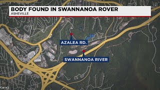 Officer find a body floating down the Swannanoa River
