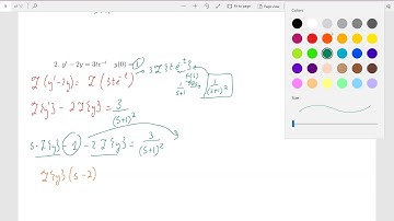 DFQ - Section 6.3: Laplace Transform to Solve Initial Value Problems