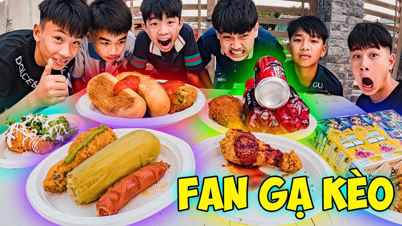 Thái Chuối Thử Thách Người Cuối Cùng Ngừng Ăn Combo Đồ Ăn Vặt - Fan Cứng Thi Ăn Cùng Trẻ Trâu TC