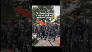 Disuruh yel yel tapi gak hapal gerakan🤣 #tni #tniad #army