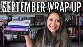 September Wrap Up | reading 15 books and finishing Beccas Bookoplathon!