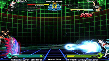 The Break Weekly #124 - MvC3 WF - [AG] MarlinPie VS 10stars