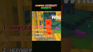 ranking #minecraft moments 10/10