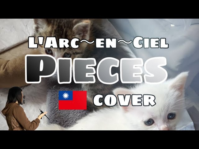 【台湾人が歌ってみた】L'Arc〜en〜Ciel 彩虹樂團 Pieces Cover 歌詞付き 中文字幕 猫MV 貓咪MV