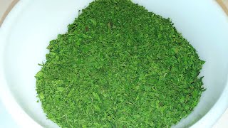 طريقة عمل النعناع المجفف | النعنع اليابس | how to dried mint leaves powder