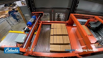 Floor Level Palletizer - FLD2500 #FloorLevelPalletizer #PalletizingSolutions #EndOfLineAutomation
