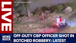 LIVE: Off-duty CBP officer shot in botched robbery: latest | FOX 5 NY News Block