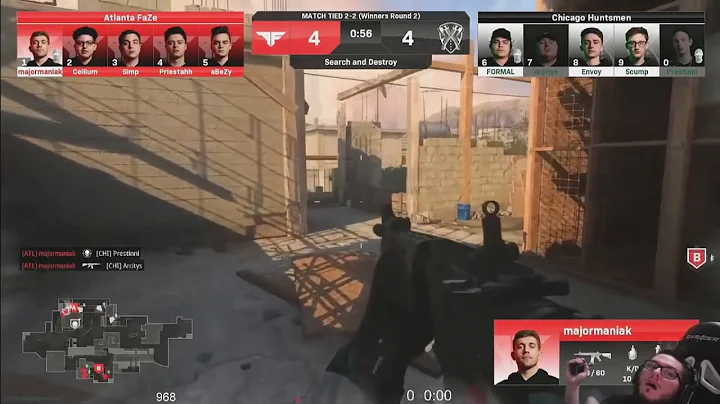 KARMA REACTS TO HUNTSMEN VS FAZE! OP SHOTTY!