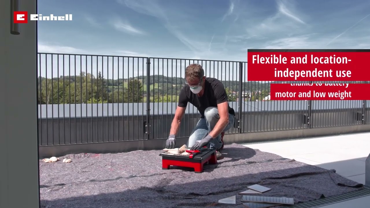 Einhell Accu Tegelsnijmachine TE-TC 18/115 Li-Solo - Power X-Change