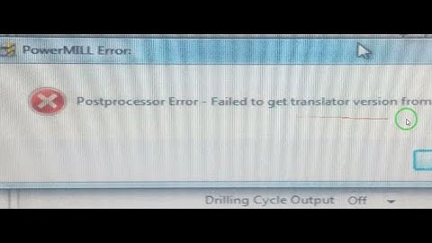 How to Solve " postprocessor Error Failed to Get Translator Version registry "  رفع مشکل پست پروسسور