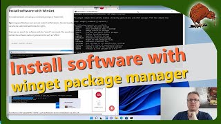 windows: install software with winget package manager