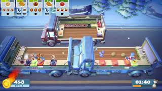 Overcooked! 1: All You Can Eat, Level 3-3, 4 Stars, Multiplayer (2 players)