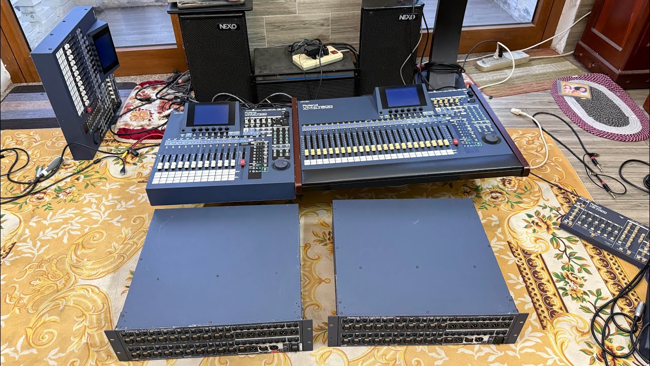 Mixer số bãi Nhật Roland vm c7100-7200 - YouTube