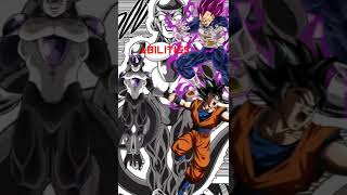 Black Frieza vs Goku True UI and Vegeta Ultra Ego