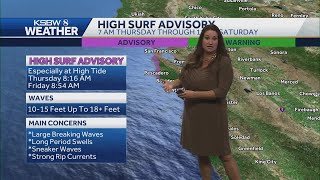 High surf advisory to last through Saturday