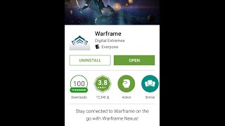 Warframe App tutorial screenshot 5
