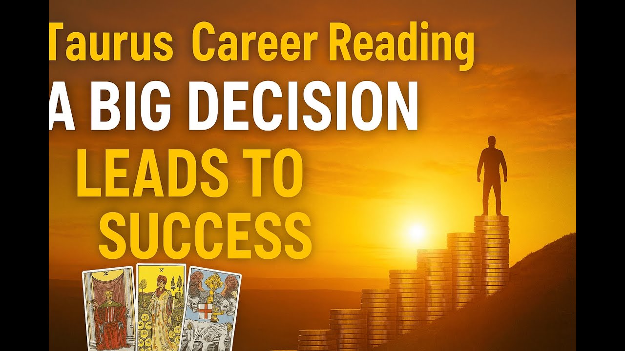 Taurus Career Tarot Reading🔥|Major Decision Ahead|July 2025 Job, Money & Success Update.