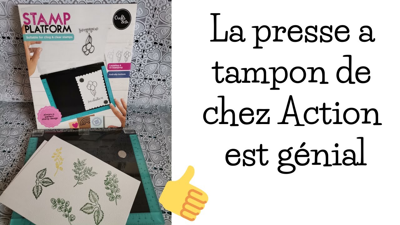 Boutique scrapbooking - presse tampons aimant