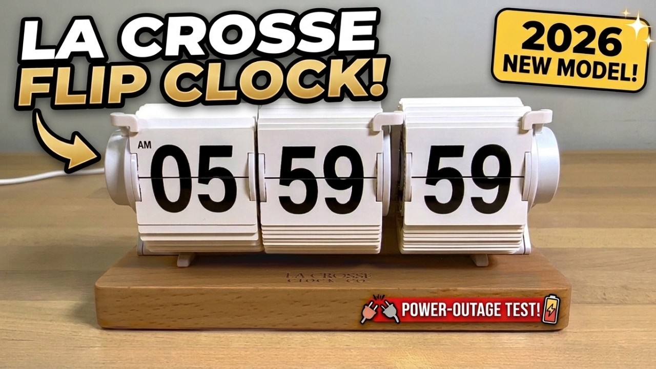 La Crosse Rollins Mechanical Flip Clock (Model 536-526W) | Review