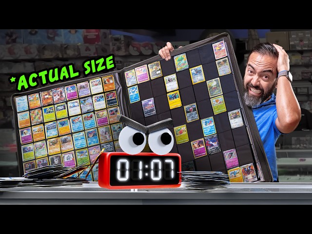 Collect ALL 1,000+ Pokémon in ONE Binder (GEN 4 Pokemon Card Challenge) class=