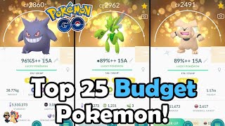 Top 25 BUDGET Pokemon To Power Up In 2021 In Pokemon GO! | Which Pokemon Are Worth Powering Up?!