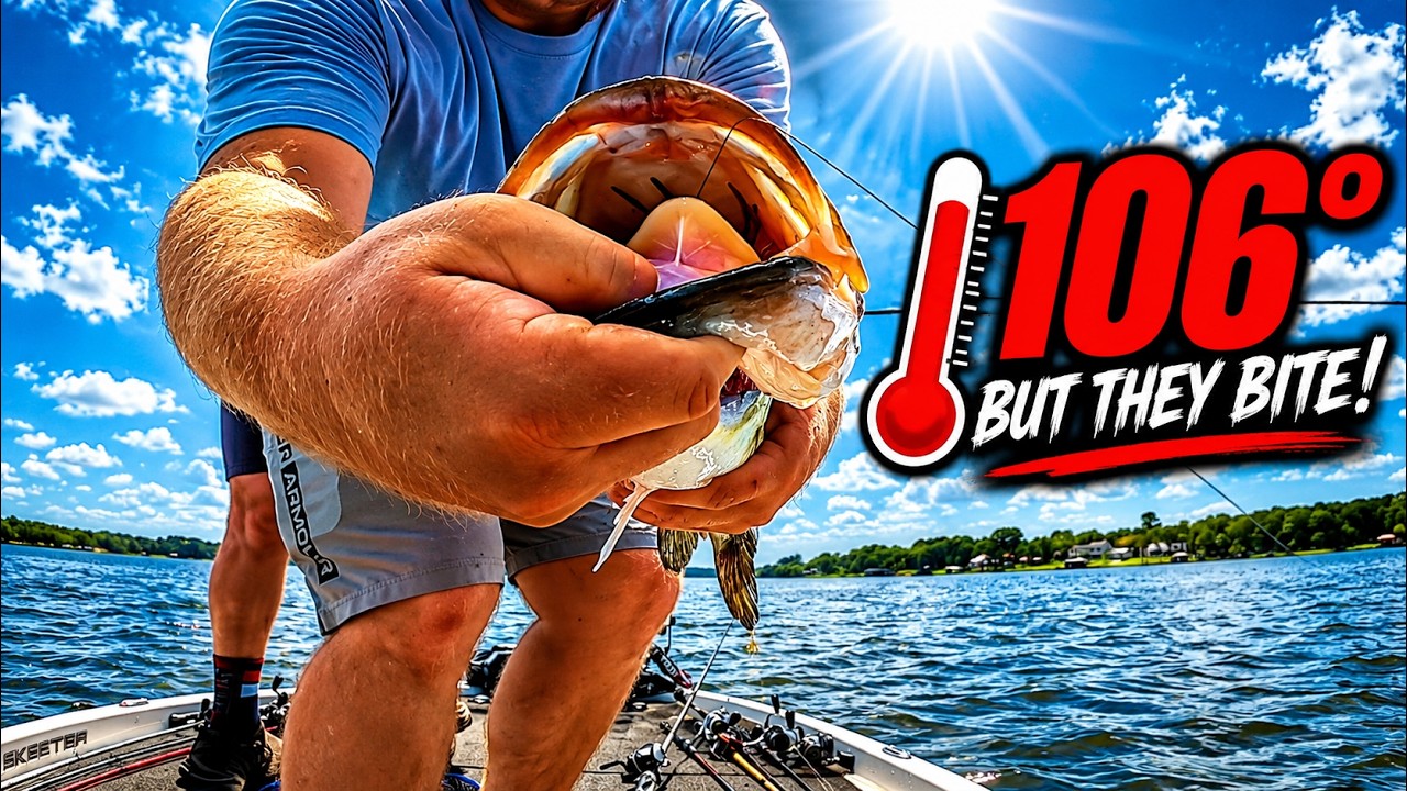Bass Fishing the Hottest Day of the Year