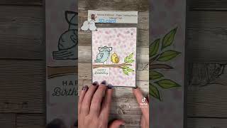 A Little Birdie Told Me It Was Your Birthday 3d Card Stdanin Up Birds Eye View Stdan Set