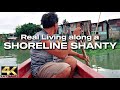The MANGGAHAN FLOODWAY - Realities of Shoreline Slum Life [4K]