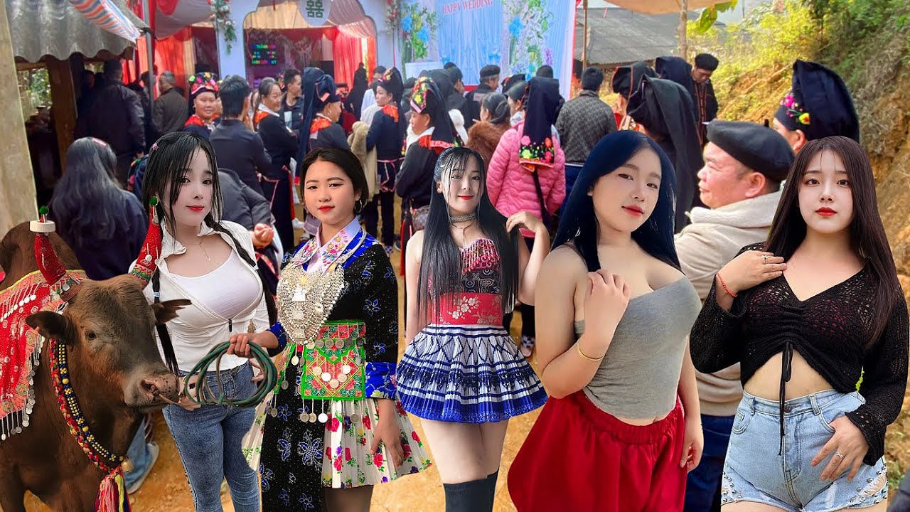 NGÀY CƯỚI LÀ NƠI HỘI TỤ GÁI ĐẸP NHẤT CỦA NGƯỜI DAO ĐỎ